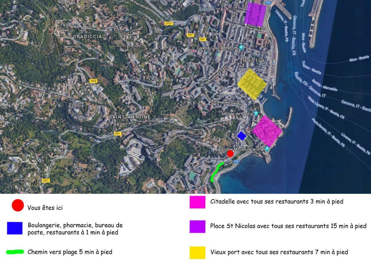Appartement Colonella Bastia  Ngoại thất bức ảnh